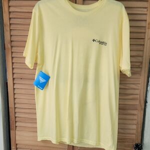 Columbia Men's Yellow T-Shirt